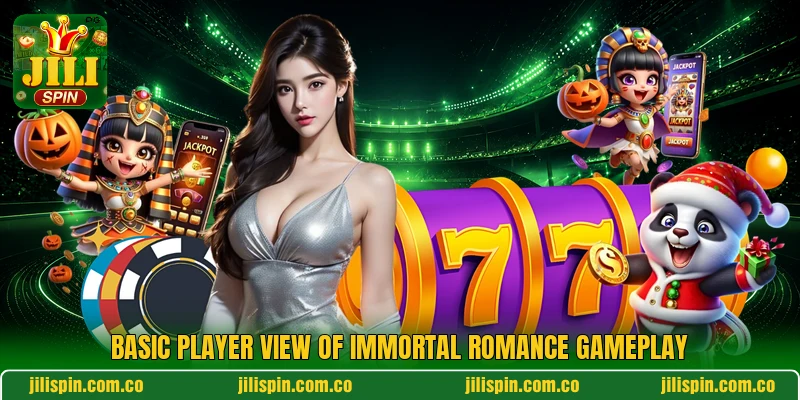 Basic player view of Immortal Romance gameplay Basic player view of Immortal Romance gameplay