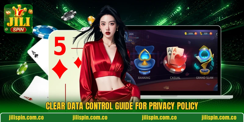 Clear data control guide for privacy policy Clear data control guide for privacy policy
