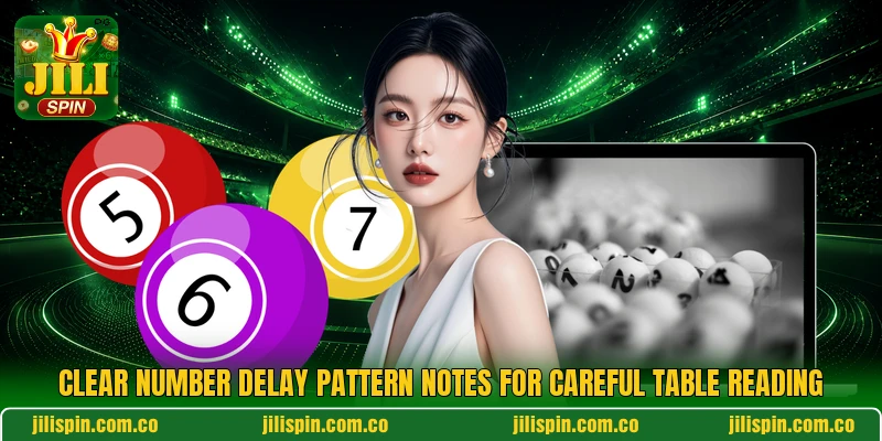Clear Number Delay Pattern notes for careful table reading
