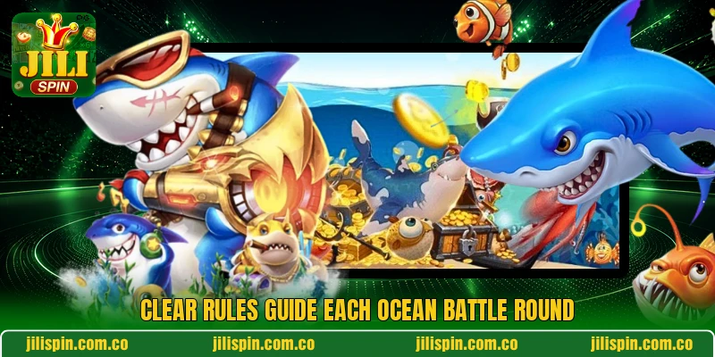 Clear rules guide each ocean battle round