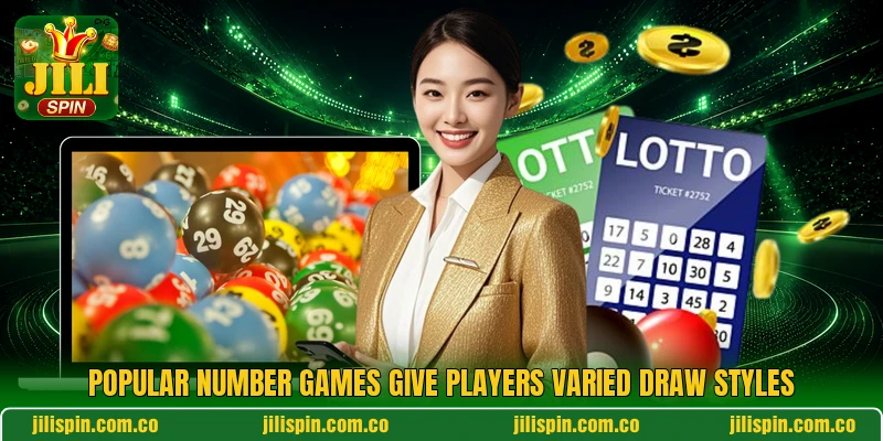 Popular number games give players varied draw styles Popular number games give players varied draw styles