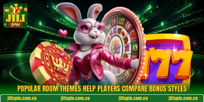 Popular room themes help players compare bonus styles Popular room themes help players compare bonus styles