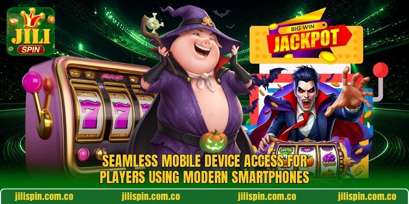 Seamless mobile device access for players using modern smartphones Seamless mobile device access for players using modern smartphones